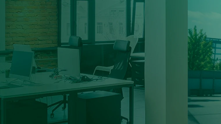 Ambiente corporativo climatizado